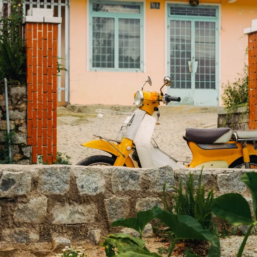 Lối vào homestay